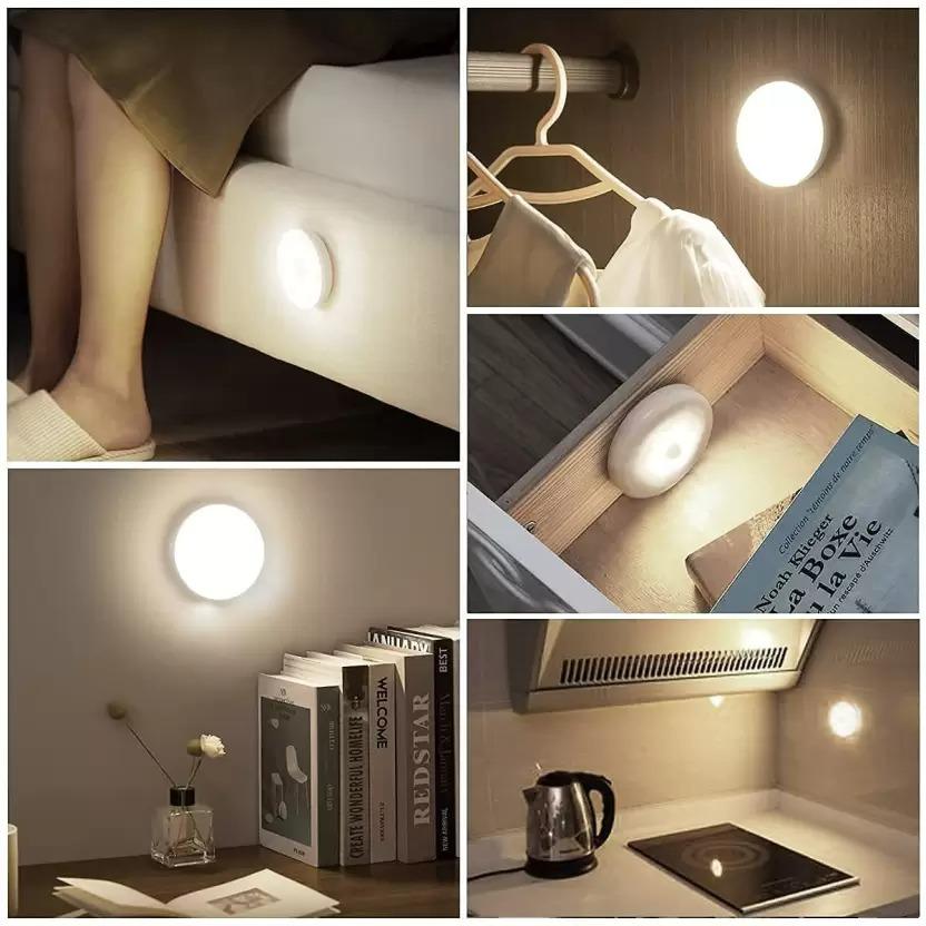 Motion Sensor Light for Home with USB Charging Wireless Self Adhesive LED Night Light - Essence by LaxAar