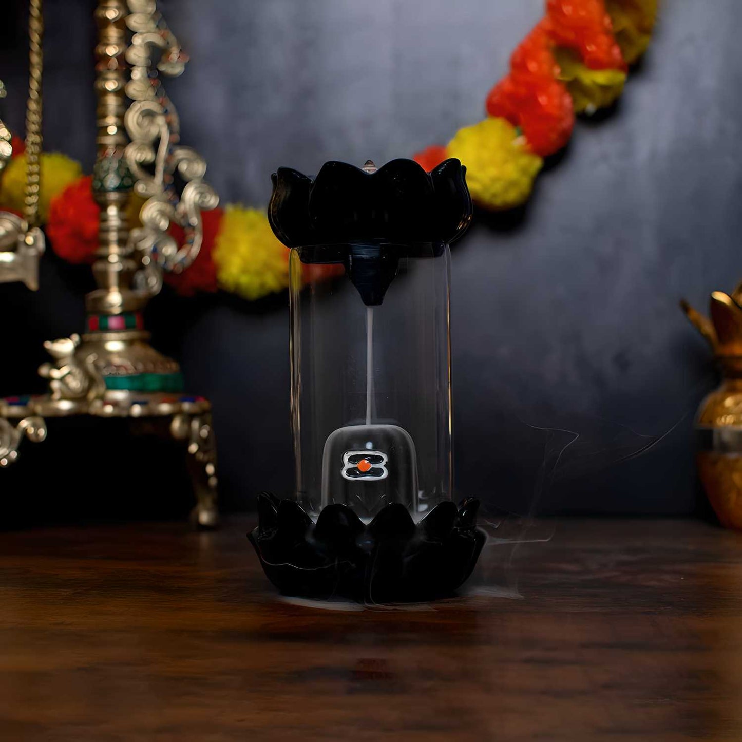 Shivling Smoke Fountain - Incense Holder (Lord Shiva) - Essence by LaxAar