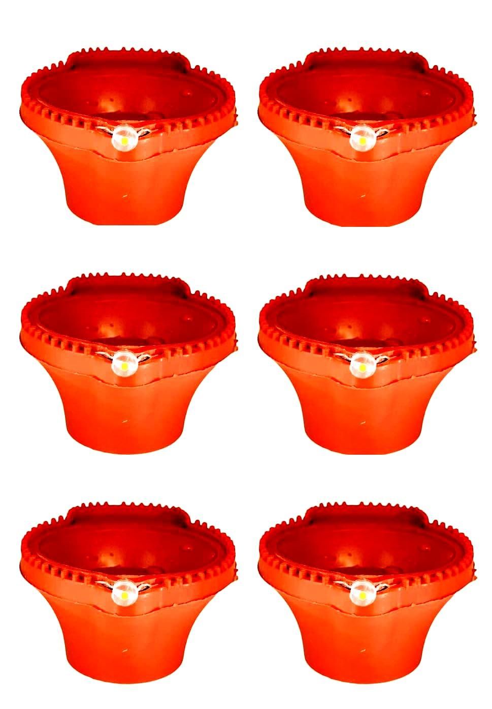 Diwali Diya's - Water Sensor Flameless & Smokeless LED Diwali Light Diya (Pack of 12/24 )