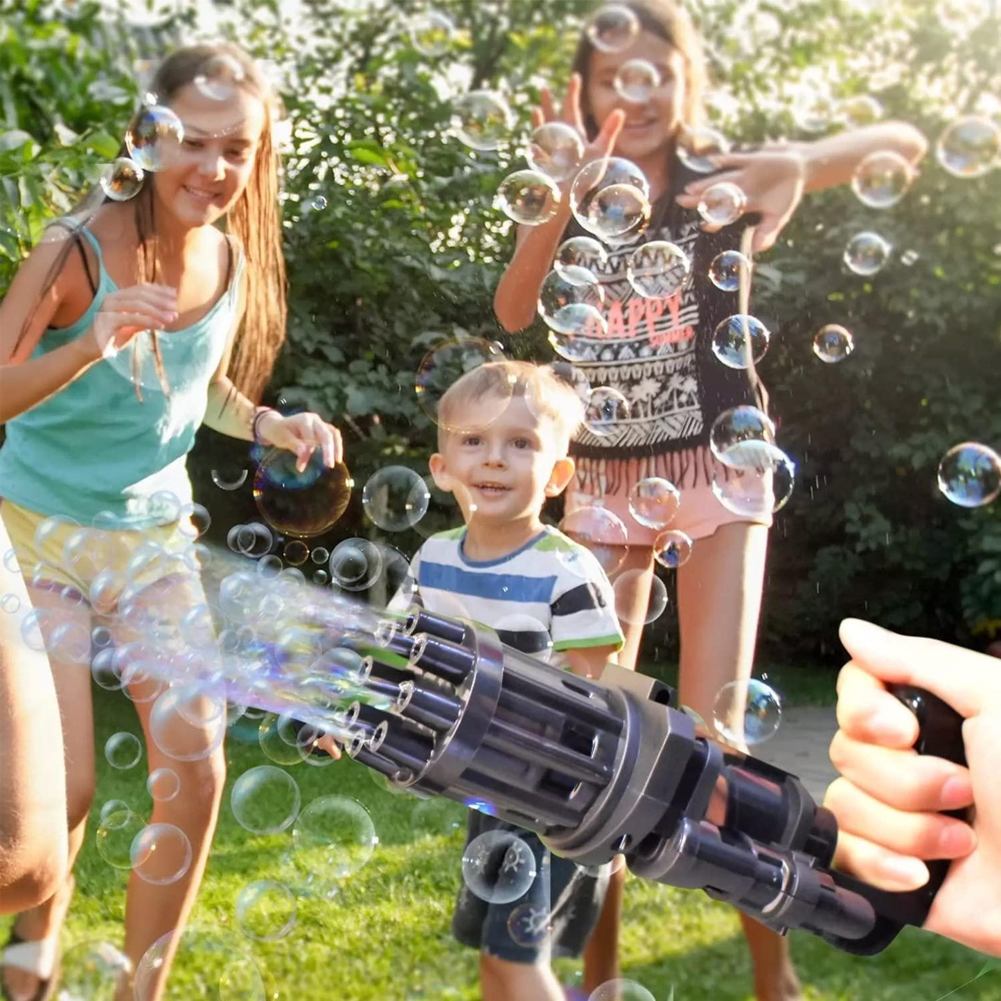 Rocket Launcher Electric Bubble Machine Gun for Toddlers Toys - Essence by LaxAar