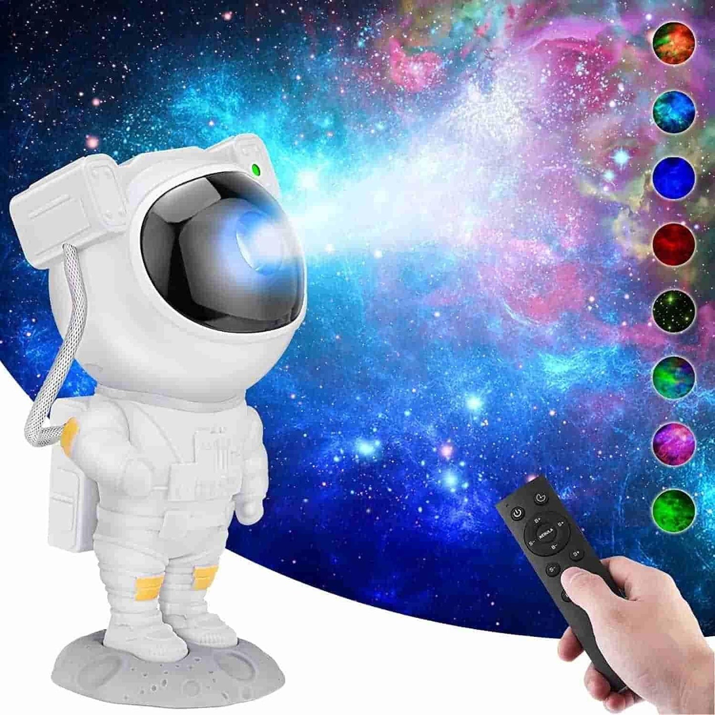 Astronaut Galaxy Projector - 360 Magnetic Head Rotation, Remote Control - Essence by LaxAar
