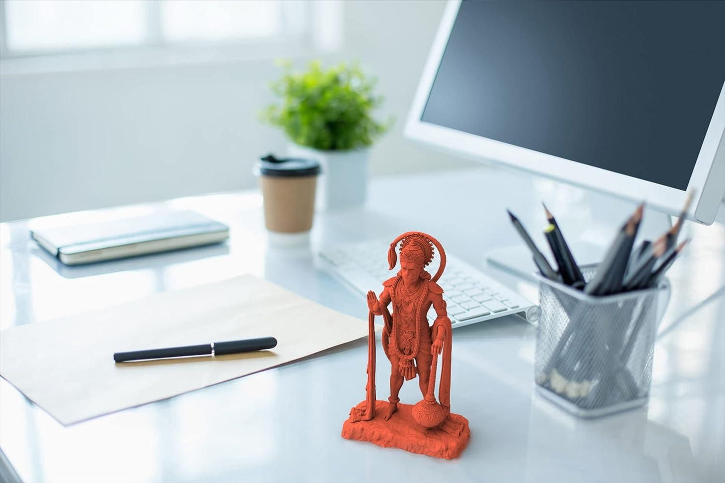 Lord Hanuman King of Sarangpur Idol for Car Dashboard / Home Decor - Essence by LaxAar