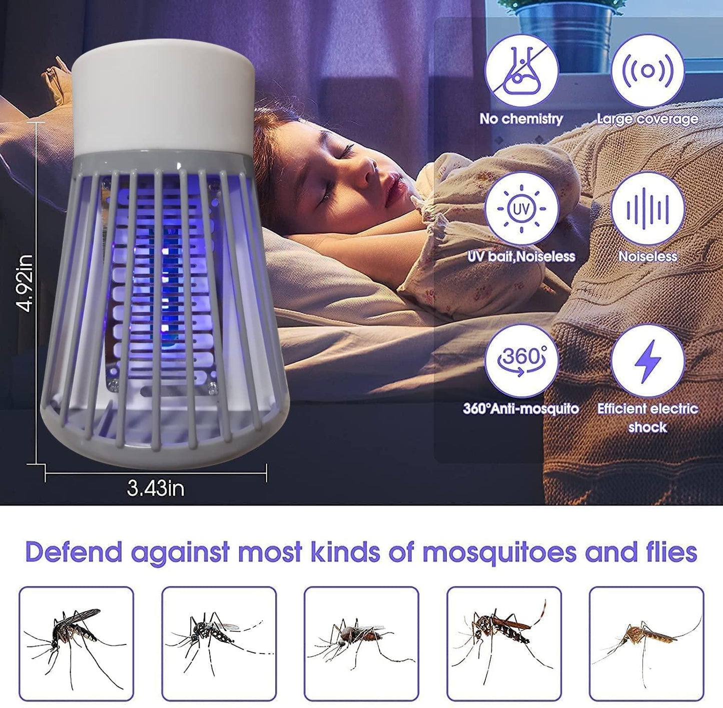 Electric Shock Mosquito Killer Racket - Essence by LaxAar