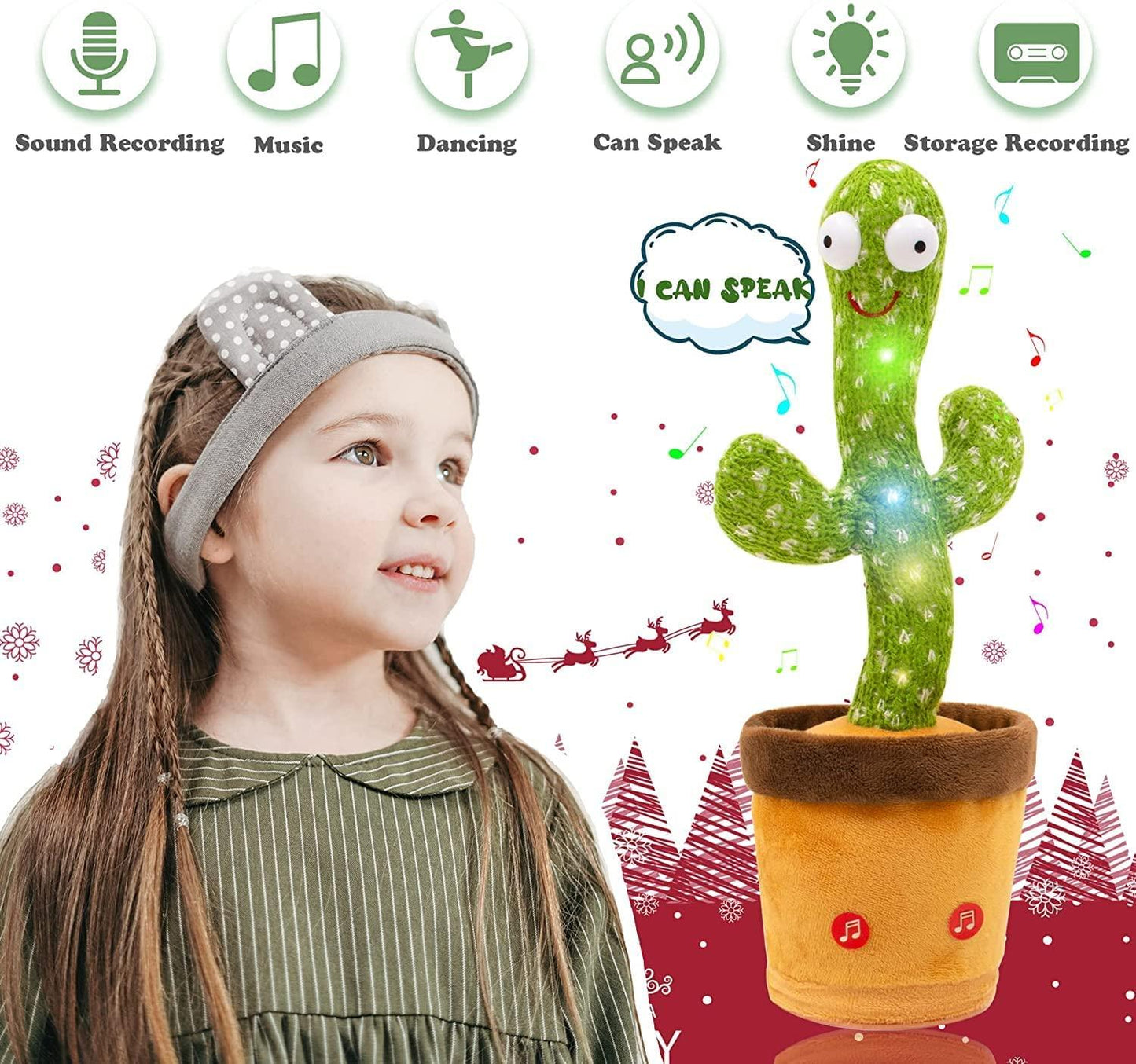 Musical Dancing & Mimicry Cactus Toy - Essence by LaxAar