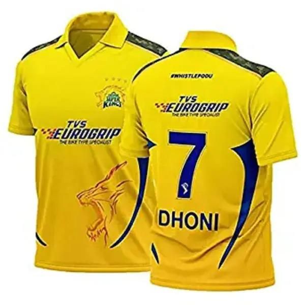 Iconic Dhoni’s Jersey No.7 - Chennai super kings - Essence by LaxAar