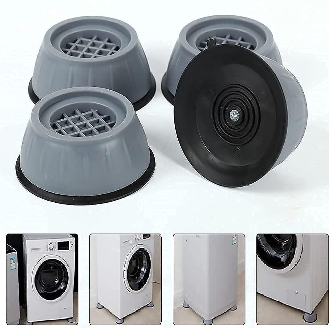 Anti Vibration Pad-Anti-vibration Pads For Washing Machine -4 Pcs Shock Proof Feet For Washer ? Dryer, Great For Home, Laundry Room, Kitchen, Washer, Dryer, Table, Chair, Sofa, Bed (4 Units)